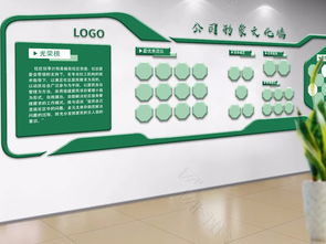 绿色环保科技企业文化墙公司形象墙效果图设计图片 高清下载 效果图1.08mb 形象墙大全