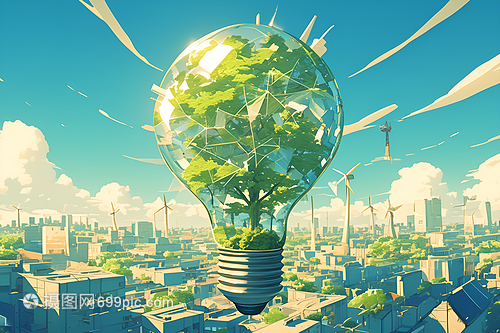 城市之光 新能源灯泡引领环保科技新潮流